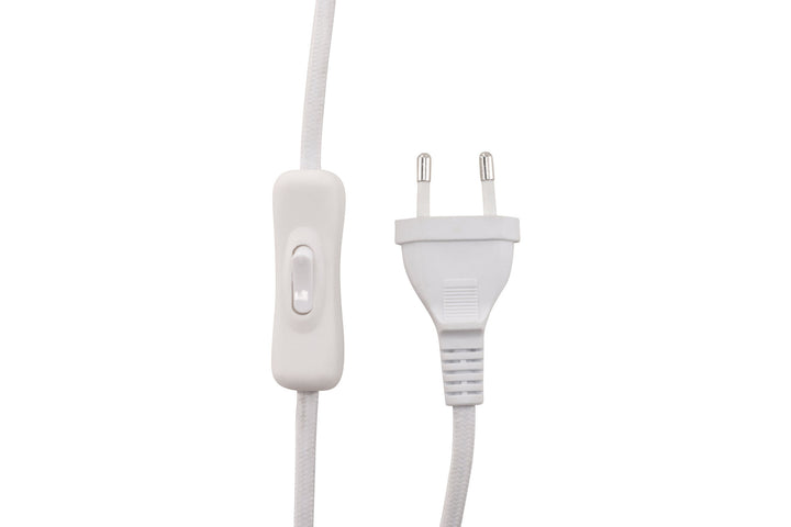 Venture Home Troyes Wall Lamp - Light grey / White glass
