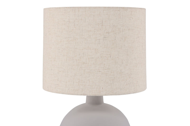 Venture Home Torcello Table Lamp - Grey / Beige linen