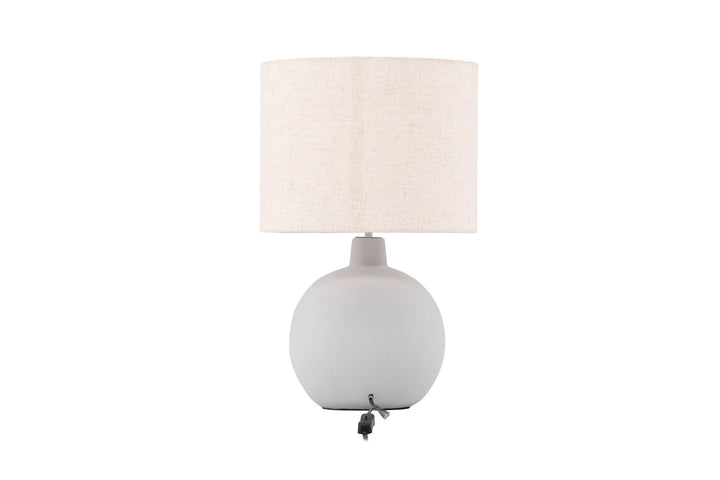 Venture Home Torcello Table Lamp - Grey / Beige linen