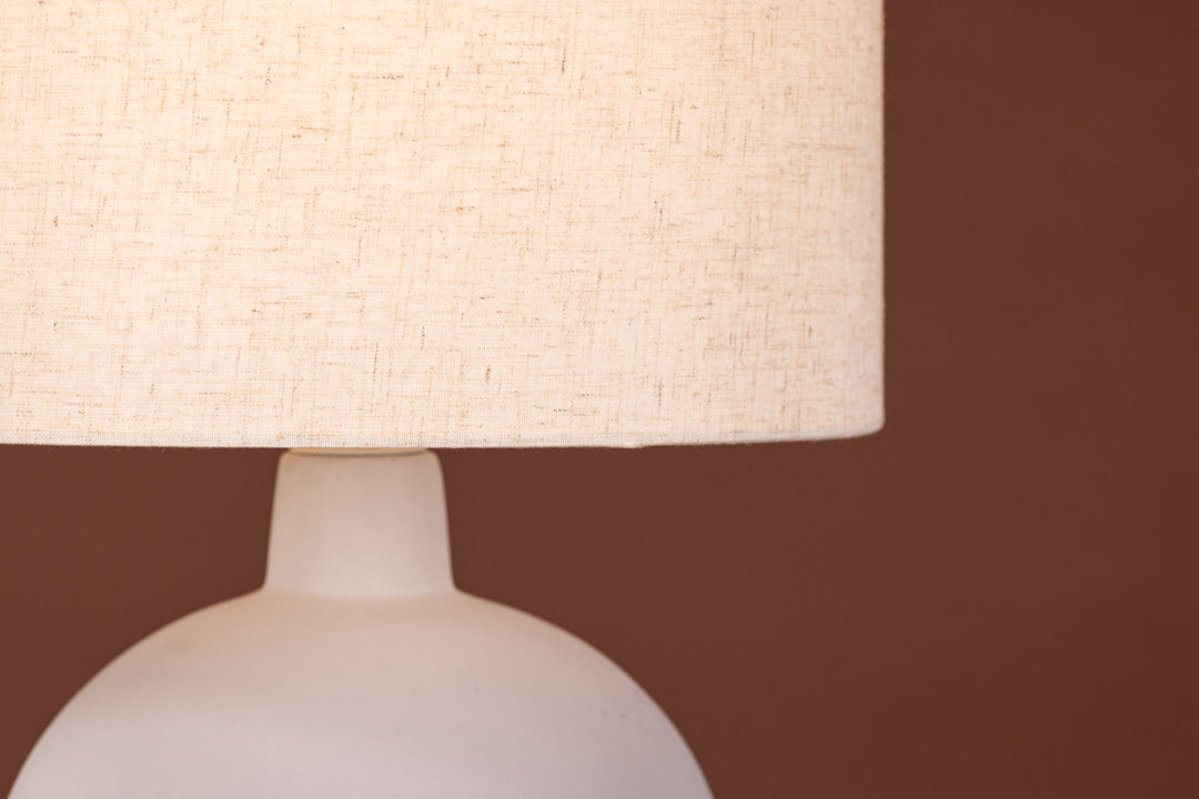 Venture Home Torcello Table Lamp - Grey / Beige linen