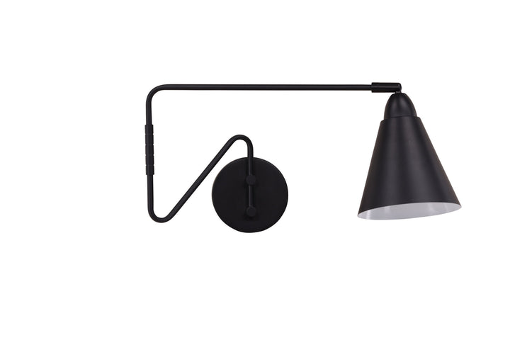 Venture Home Amicola Wall Lamp - Black / Black