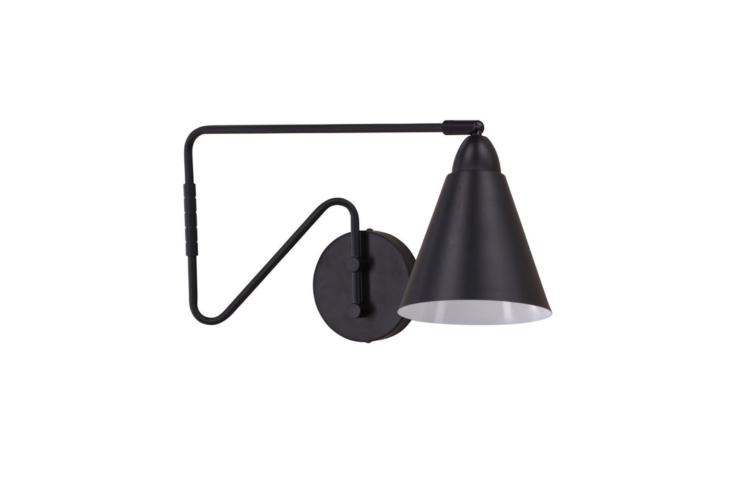 Venture Home Amicola Wall Lamp - Black / Black