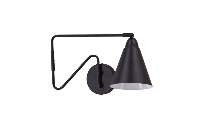 Venture Home Amicola Wall Lamp - Black / Black