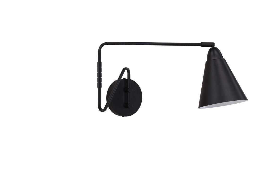 Venture Home Amicola Wall Lamp - Black / Black