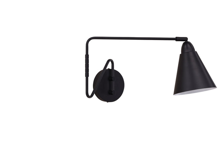 Venture Home Amicola Wall Lamp - Black / Black