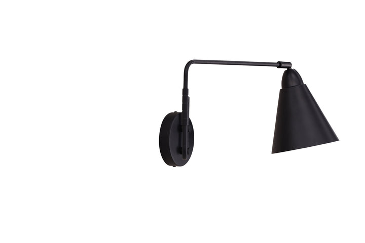 Venture Home Amicola Wall Lamp - Black / Black