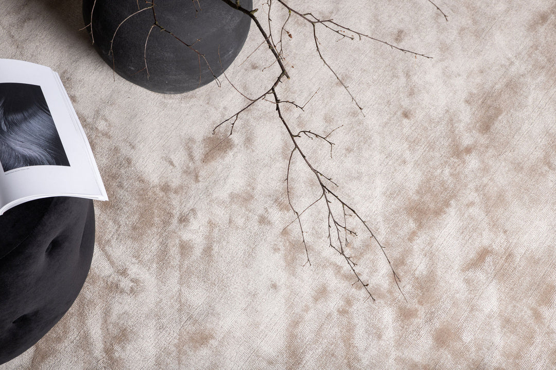 Venture Home Indra Viscose Carpet - ø200cm - Beige