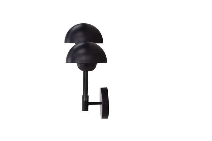 Vind Lyckorna Wall Lamp - / Black Metal