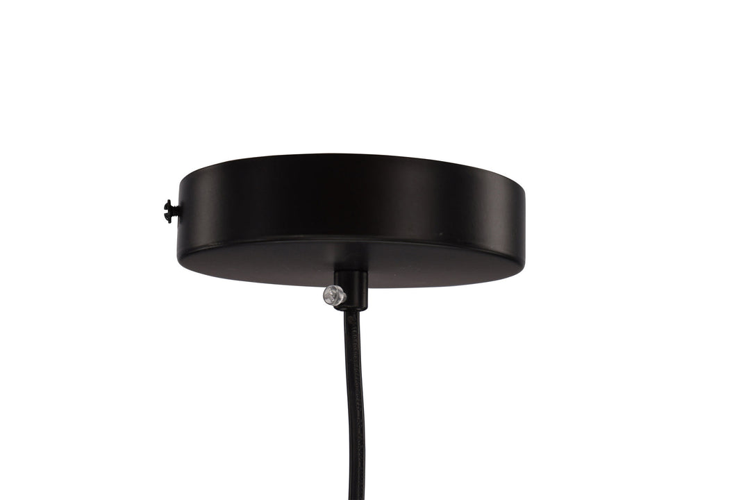 Venture Home Toulon - Wide Pendant Lamp - Black / Black
