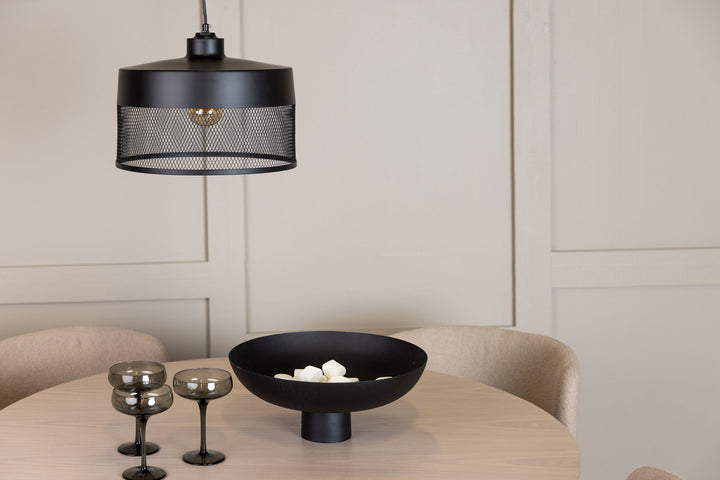 Venture Home Toulon - Wide Pendant Lamp - Black / Black