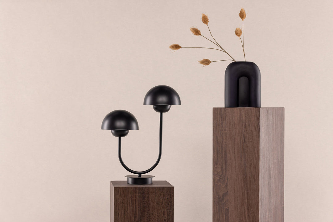 Vind Lyckorna Table Lamp - / Black Metal