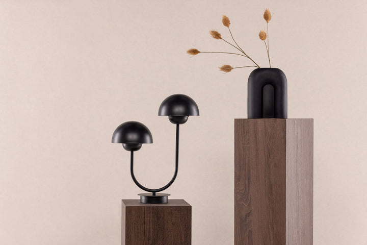 Vind Lyckorna Table Lamp - / Black Metal