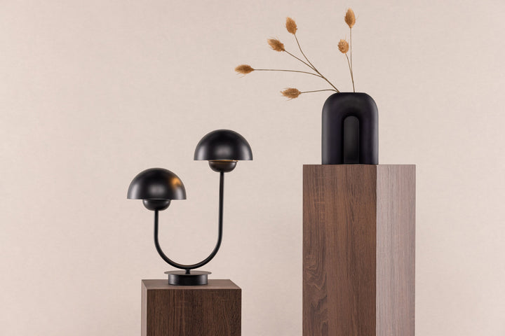 Vind Lyckorna Table Lamp - / Black Metal