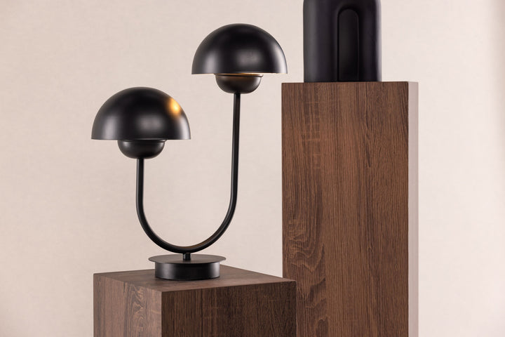 Vind Lyckorna Table Lamp - / Black Metal
