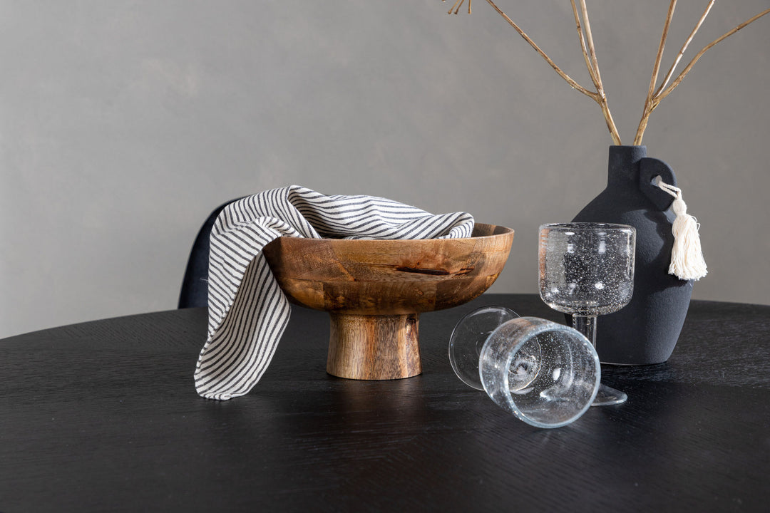 Venture Home Copenhagen Dining Table - Black / Black Veneer +Polar Dining Chair - Black legs / Black Velvet _4