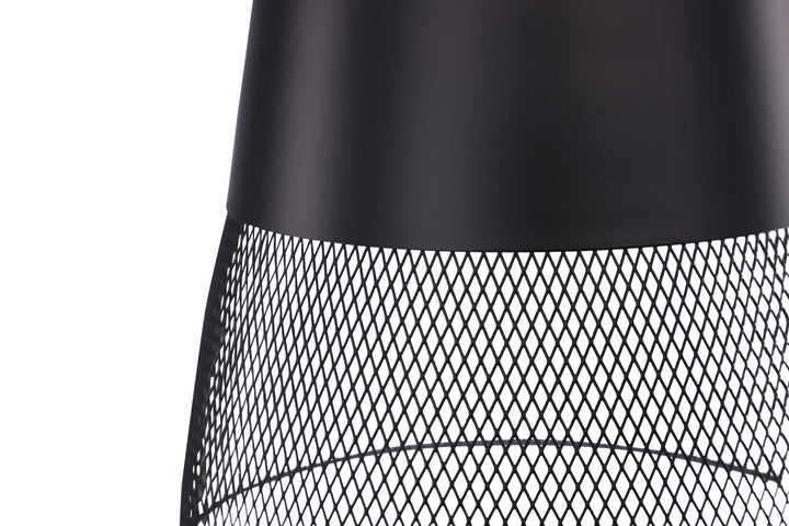 Venture Home Toulon -Tall Pendant Lamp - Black / Black