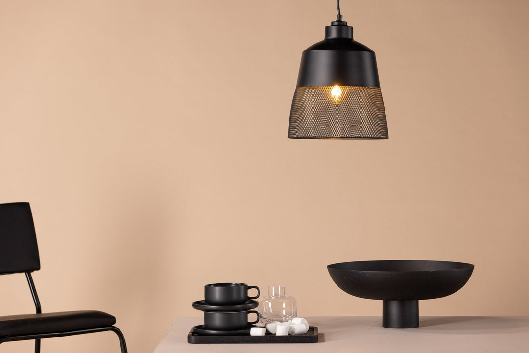 Venture Home Toulon -Tall Pendant Lamp - Black / Black