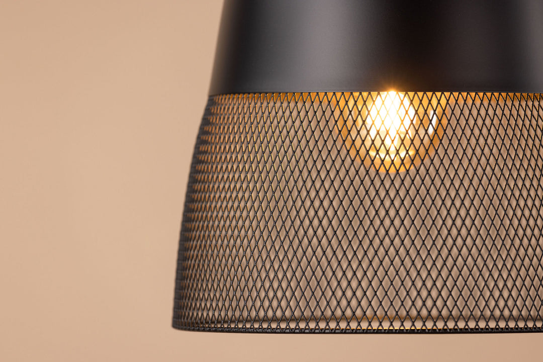 Venture Home Toulon -Tall Pendant Lamp - Black / Black