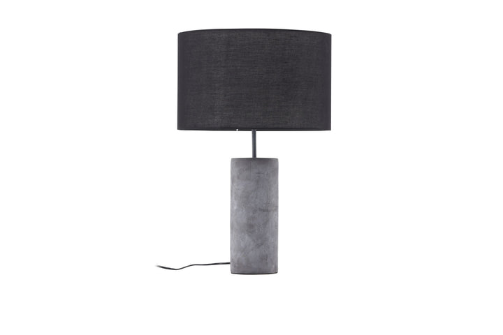 Venture Home Nancy Table Lamp - Grey / Black fabric