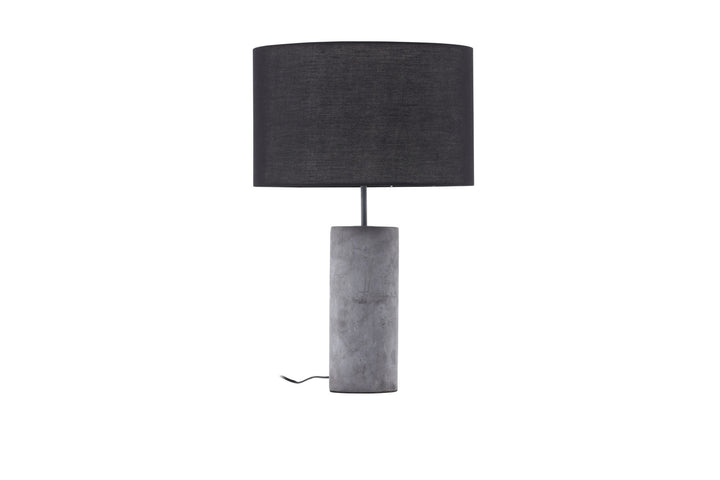 Venture Home Nancy Table Lamp - Grey / Black fabric