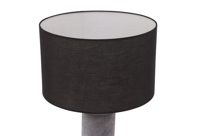 Venture Home Nancy Table Lamp - Grey / Black fabric