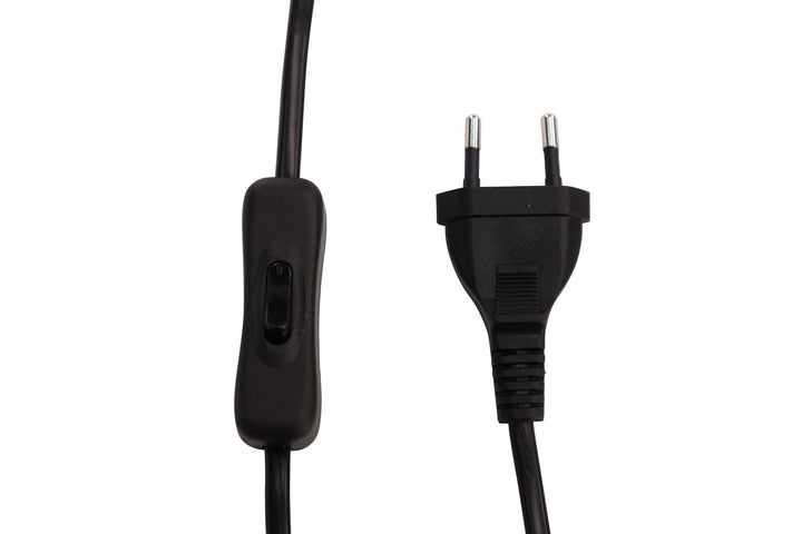 Venture Home Nancy Table Lamp - Grey / Black fabric