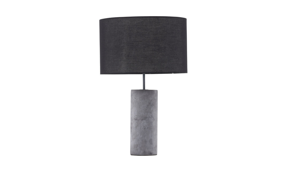 Venture Home Nancy Table Lamp - Grey / Black fabric