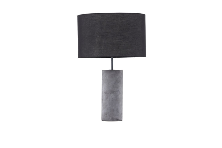 Venture Home Nancy Table Lamp - Grey / Black fabric