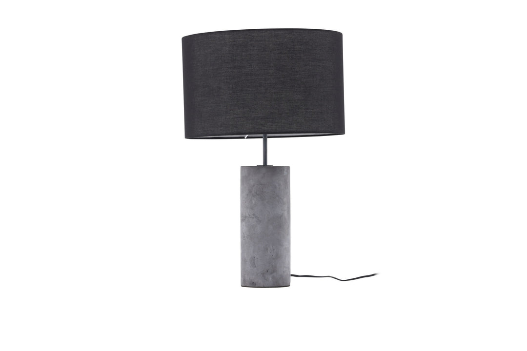 Venture Home Nancy Table Lamp - Grey / Black fabric