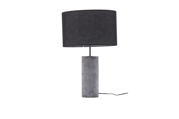 Venture Home Nancy Table Lamp - Grey / Black fabric