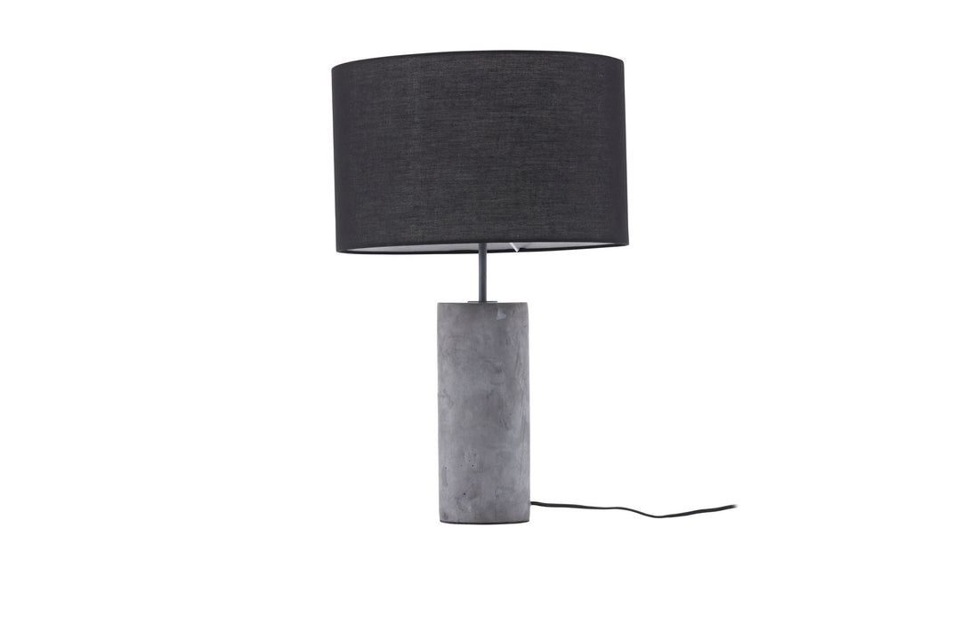 Venture Home Nancy Table Lamp - Grey / Black fabric