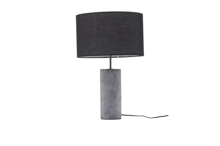 Venture Home Nancy Table Lamp - Grey / Black fabric