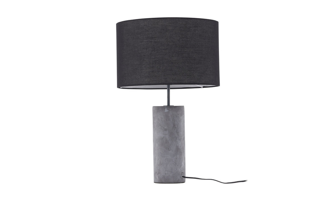 Venture Home Nancy Table Lamp - Grey / Black fabric