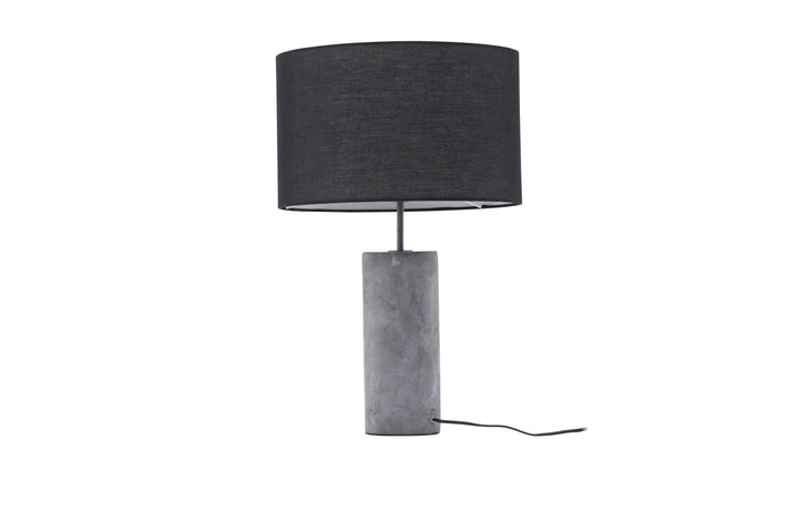 Venture Home Nancy Table Lamp - Grey / Black fabric