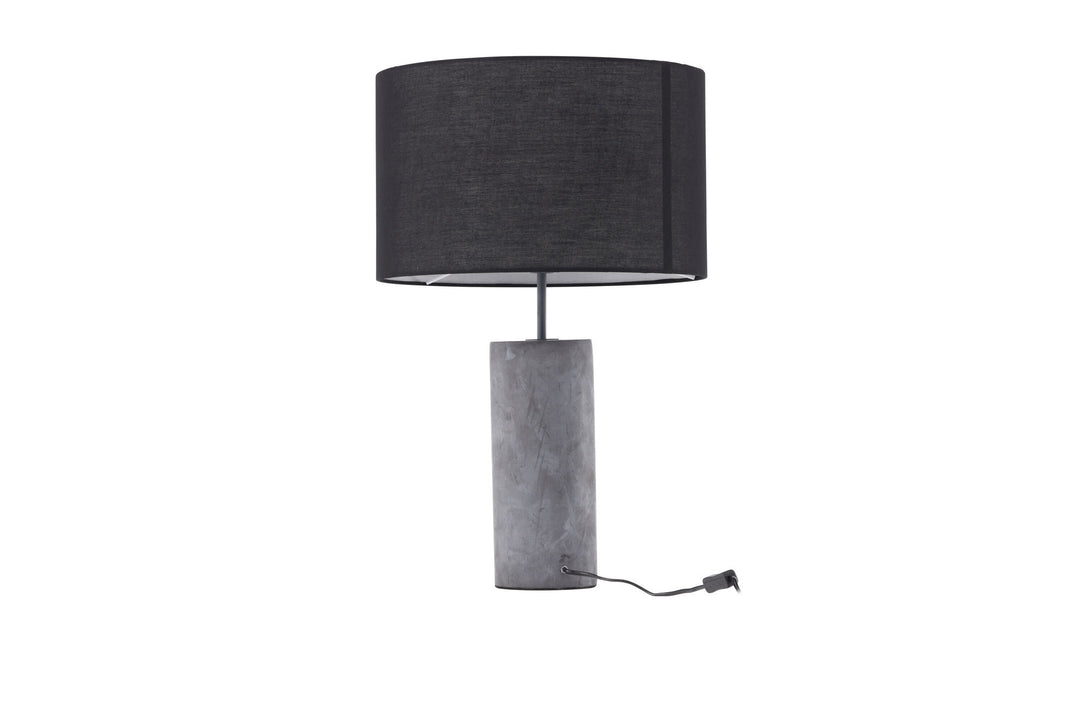 Venture Home Nancy Table Lamp - Grey / Black fabric