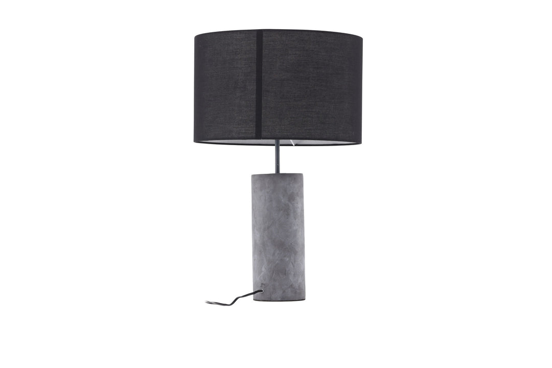 Venture Home Nancy Table Lamp - Grey / Black fabric