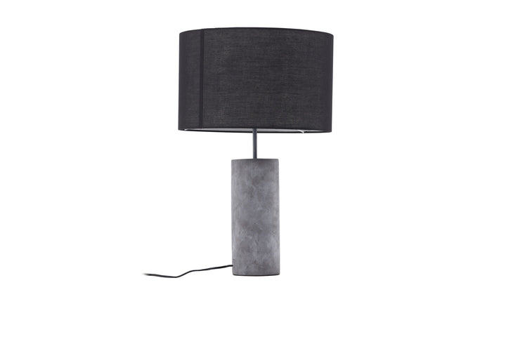 Venture Home Nancy Table Lamp - Grey / Black fabric