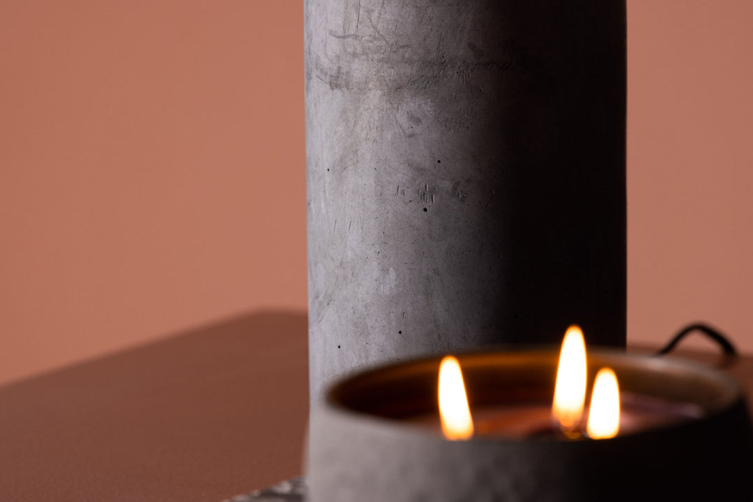 Venture Home Nancy Table Lamp - Grey / Black fabric