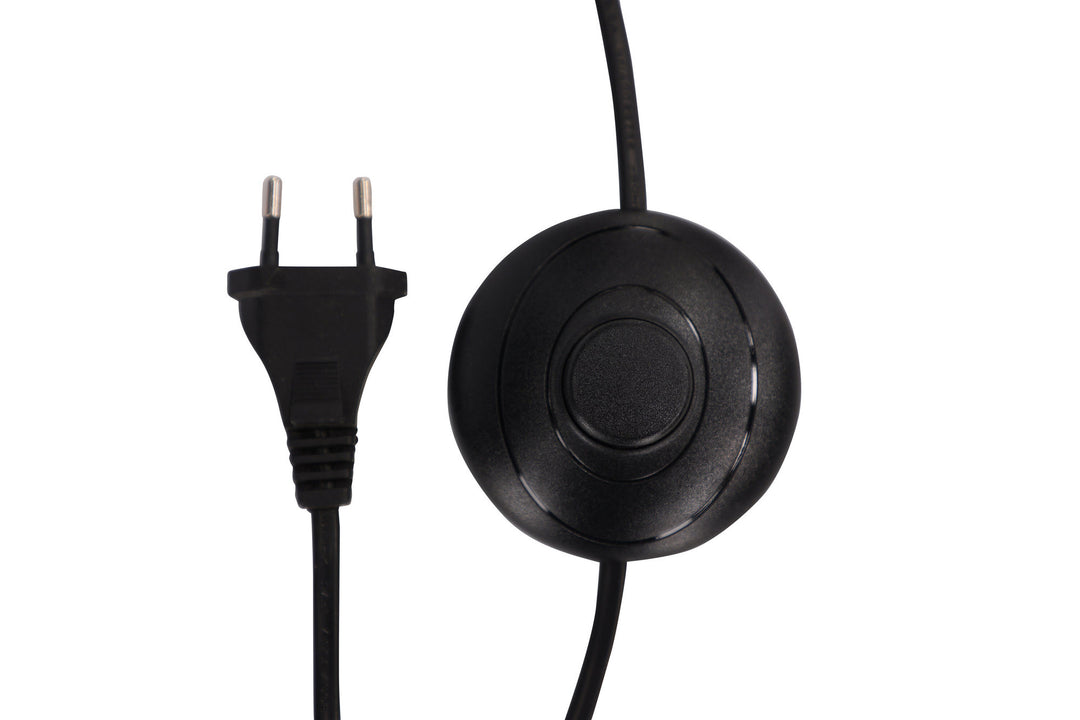 Venture Home Ferrand Floor Lamp - Black / White glass