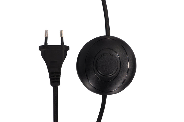 Venture Home Ferrand Floor Lamp - Black / White glass