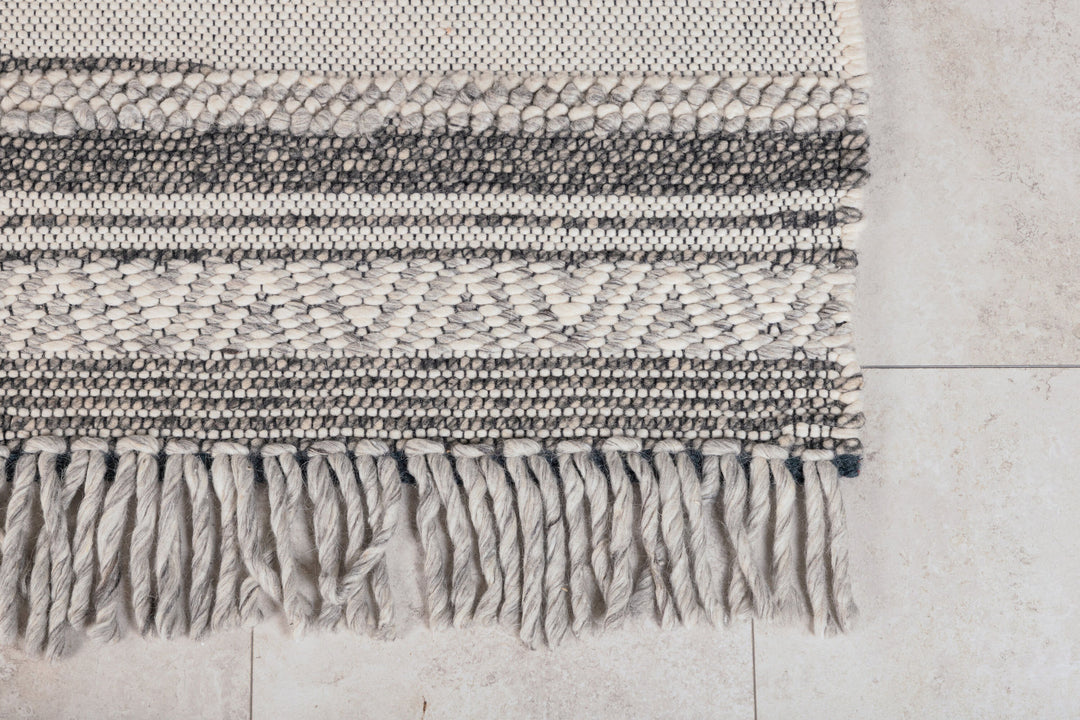Venture Home Alwar Wool Carpet - 170*240 - Dark grey