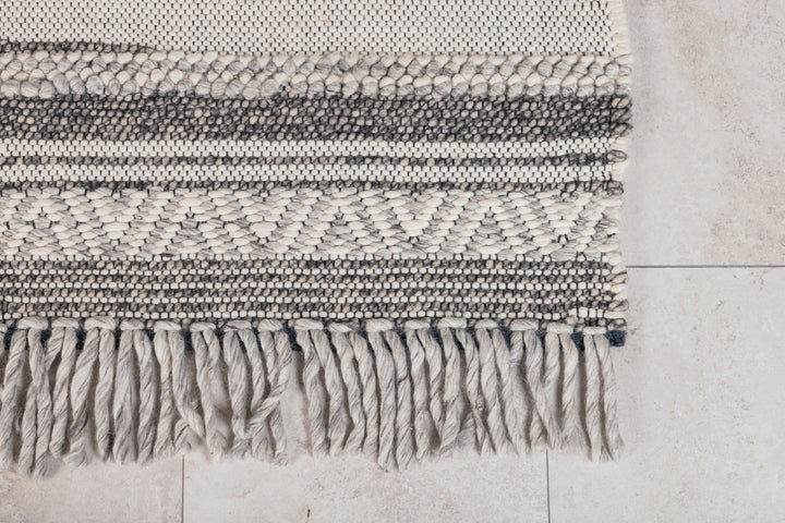 Venture Home Alwar Wool Carpet - 170*240 - Dark grey