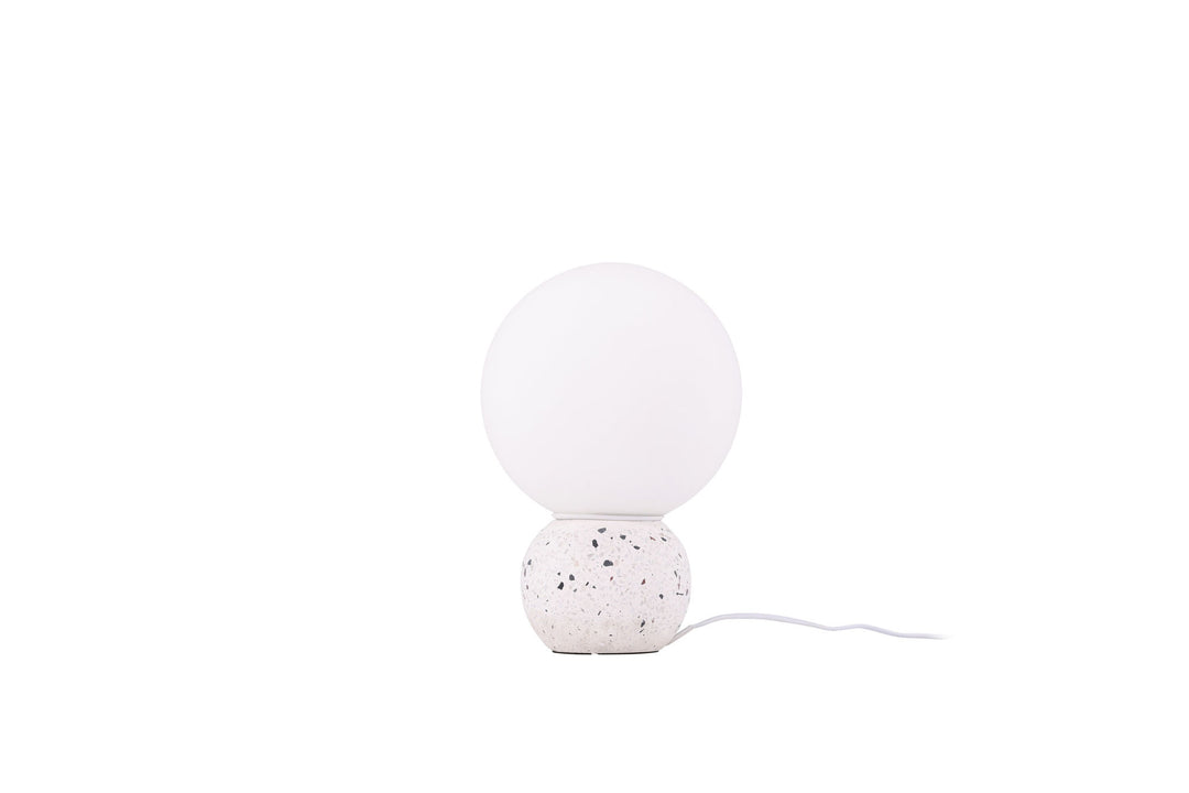 Venture Home Metz Table Lamp - White / White glass