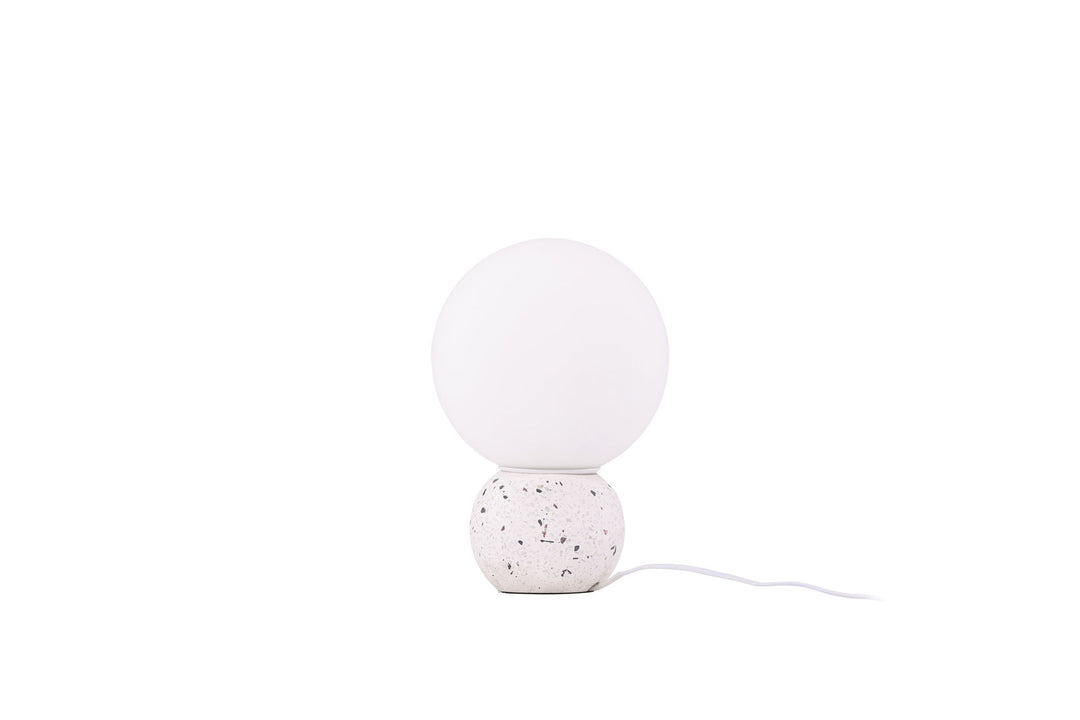Venture Home Metz Table Lamp - White / White glass
