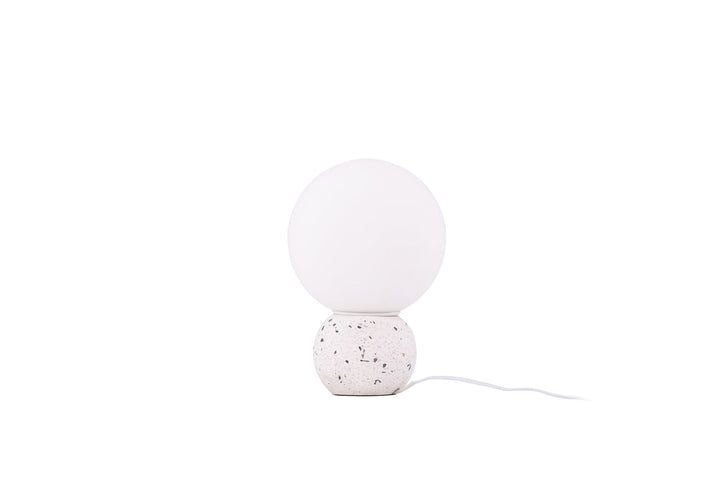 Venture Home Metz Table Lamp - White / White glass