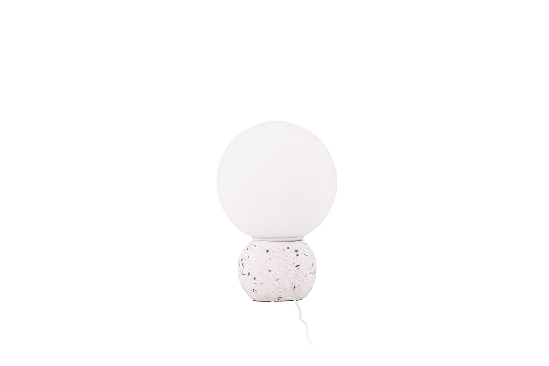 Venture Home Metz Table Lamp - White / White glass