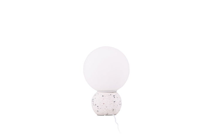 Venture Home Metz Table Lamp - White / White glass