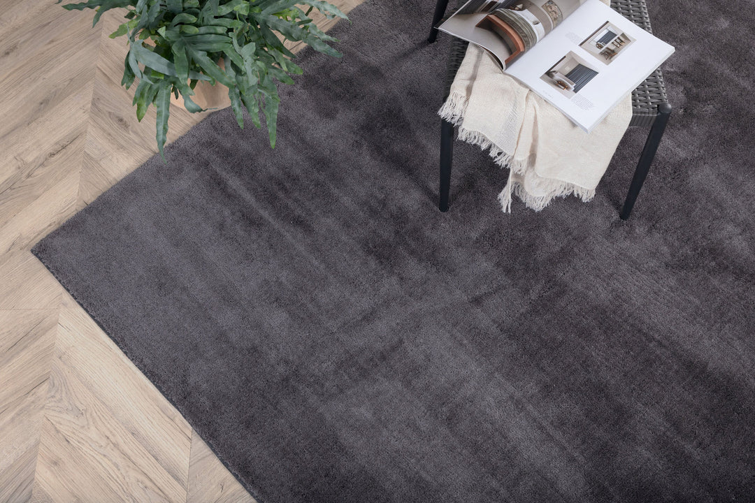 Venture Home Undra Viscose Carpet 170*240 Dark Grey
