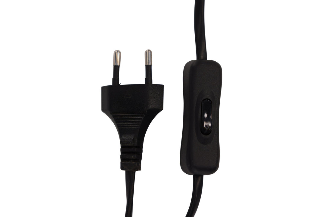 Venture Home Ferrand Table Lamp - Black / White glass