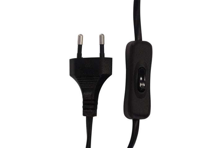 Venture Home Ferrand Table Lamp - Black / White glass